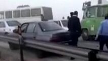 تصادف زنجیره‌ای در محور اهواز - آبادان