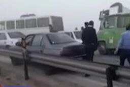 تصادف زنجیره‌ای در محور اهواز - آبادان