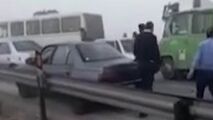 تصادف زنجیره‌ای در محور اهواز - آبادان