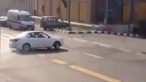 حرکت نمایشی خطرناک با دنا در اهواز