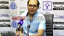 ربیعی: از کسب نتیجه راضی هستم اما در برخی از زمان های بازی راضی کننده نبودیم