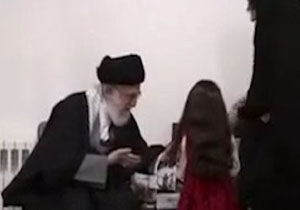 تصویری که آرمیتا برای رهبر انقلاب از روز حادثه ترور پدرش نقاشی کرد