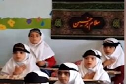 نوحه‌خوانی زیبای دختربچه در روستای 