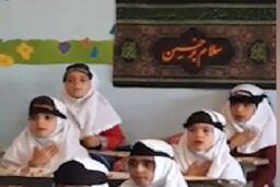 نوحه‌خوانی زیبای دختربچه در روستای 