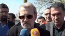 لاریجانی: اهالی آق‌قلا به هشدارهای ترک منزل توجه کنند