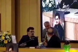 قهر سیروان و رفقا در مراسم یادبود بهنام صفوی