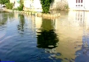 وضعیت عجیب خیابان‌های اهواز پس از بارندگی!