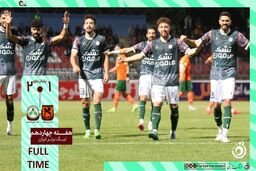 خلاصه بازی مس رفسنجان 1 - ذوب آهن 2