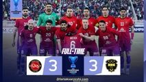 خلاصه بازی تراکتور 3 - الخالدیه 3