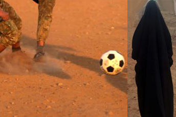 مادربزرگ اهوازی که یار دوازدهم تیم فوتبال است!