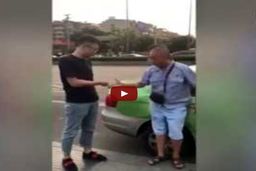 روش عجیب برای تشخیص راننده مقصر در تصادف!