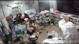 فیلم لحظه هولناک کنده شدن پنکه سقفی!