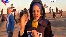 لحظه مجروحیت خبرنگار العالم حین پخش زنده
