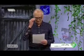 بغض های بازیگر معروف در روی آنتن زنده/ فیلم 