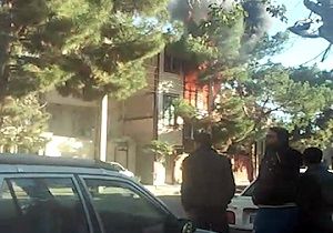 آتش‌سوزی یک واحد آپارتمان در "گناباد"