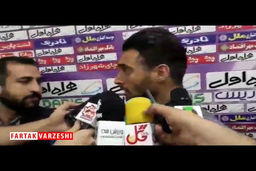 اختصاصی / صحبتهای شجاع خلیل زاده