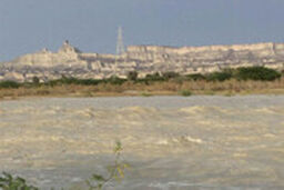 طغیان رودخانه خروشان در سیستان و پلوچستان