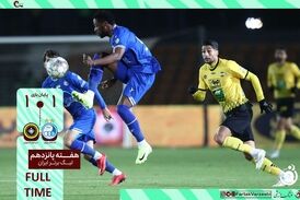 خلاصه بازی استقلال 1 - سپاهان 1