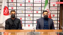 
کنفرانس خبری فرشاد فرجی خرید جدید پرسپولیس
