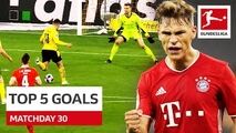 5 گل برتر هفته 30 بوندسلیگا