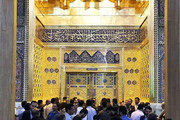 ورود پیکر شهید سپهبد قاسم سلیمانی به حرم امامین جوادین در کاظمین