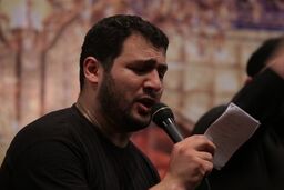 مداحی فرزند مرحوم آیت‌الله هاشمی‌شاهرودی
