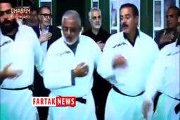 
لحظاتی دیده نشده از حضور سردار سلیمانی در مراسم عزاداری حسینی در کربلا + فیلم