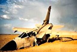 نمایی متفاوت از لحظه سرنگونی جنگنده سعودی در یمن