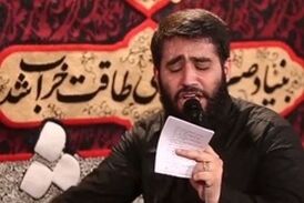 مداحی طوفانی و سیاسی حسین طاهری!