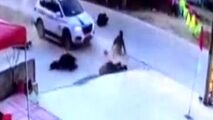 تصادف با پنج عابر پیاده به دلیل رانندگی در حالت غیرطبیعی