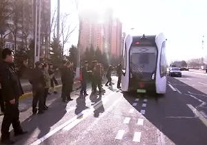 راه اندازی سامانه حمل و نقل ریلی سریع در چین