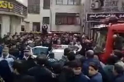 لحظه دستگیری سارق مسلح در رشت