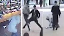 ناکام ماندن سارق با واکنش استثنایی عابر پیاده