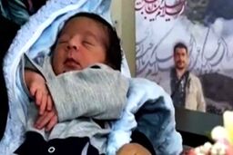 کوچک‌ترین سربازحاج قاسم به دنیا آمد