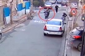 نقش پررنگ موتورسواران پلاک مخدوش در سرقت اموال + فیلم