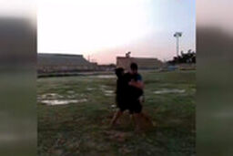  سالتو بارانداز سعید عبدولی به برادرش روی چمن