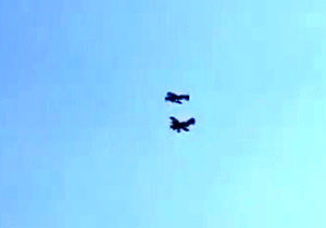 برخورد مرگبار دو هواپیمای آموزشی حین تمرین