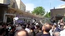 درگیری طرفداران ضرغامی با نیروهای انتظامی