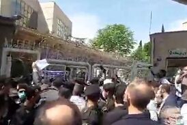 درگیری طرفداران ضرغامی با نیروهای انتظامی