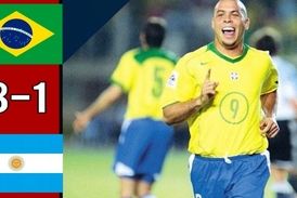 دیدار خاطره انگیز برزیل 3 - آرژانتین 1 (دوستانه 2004)