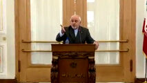 شوخی وزیر امور خارجه با خبرنگاران: ننویسید ظریف عصبانی بود؛ من اگر داد نزنم صدایم به شما نمی‌رسد