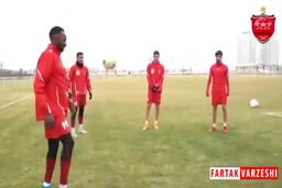 حواشی تمرینات پرسپولیس قبل از دیدار با نفت آبادان