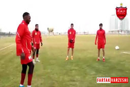 حواشی تمرینات پرسپولیس قبل از دیدار با نفت آبادان