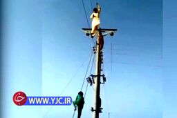 بازی خطرناک کودکان با سیم‌های برق