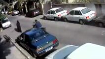 صحنه دردناک زورگیری از دختر جوان در تهران