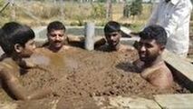 حمام پهن برای پیشگیری از ابتلا به ویروس کرونا!