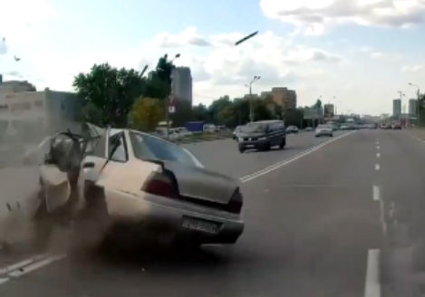 تصادف شاخ به شاخ وحشتناک، عاقبت مصرف مواد مخدر قبل از رانندگی