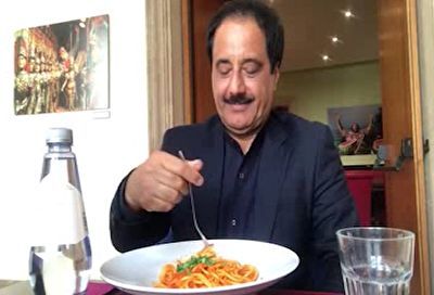 گزارش موبایلی حمید معصومی‌نژاد از گران‌ترین اسپاگتی جهان 