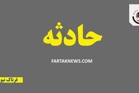 برخورد شدید موتورسیکلت با سواری پراید در خیابان