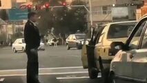 تذکر پلیس راهور به راننده‌ای که سیگار خود را روی زمین انداخت
